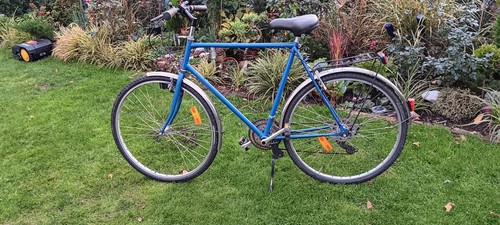 Herrenfahrrad zoll blau - 28, –