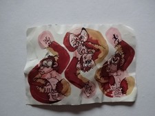 EU Maxi-Ei / Aufkleber " K98 N.2 - Kugelspiel " Palme mit Affen