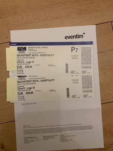 Backstreet boys vip tickets - boys,