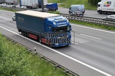 LKW Foto DAF XF Planensattelzug Deutschland blau JÖRG ILLIG International #h3li