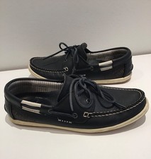 Herren Halbschuhe Gaastra blau/Leder 42 Segelboot Schuhe