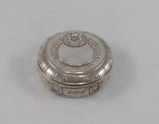 *RAR* Stilvolle Sußstoff- / Pillendose im Stil Empire aus 800er Silber