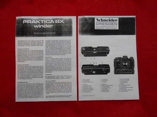 Bedienungsanleitung praktica - bedienungsanleitung,