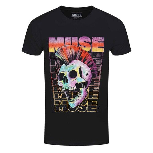 Muse shirt mohawk skull band - mohawk,