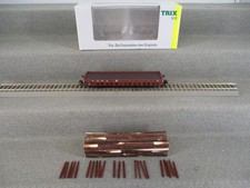 Trix Spur H0 AC 24209 Güterwagen Rungenwagen der DB in OVP