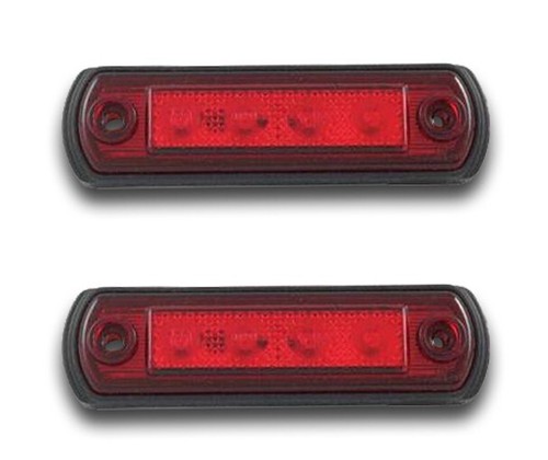 Paar 4led rot - 4led,