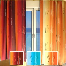 Vorhang Verdunkelungs Vorhänge Dekoschal Gardine blickdicht blackout PALERMO