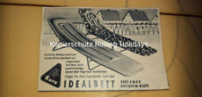 50er Jahre Werbung – Kurz GmbH – Idealbett – Liege – Balkon – Camping
