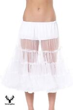 Krüger Petticoat White Damen Dirndl Unterrock Trachtenkleid Rock weiß 50 60 70cm