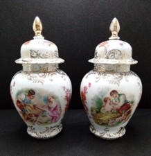 2 Antique Meissen Style