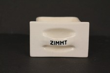 Zimmt Schütte Küchenbuffet Porzellan um 1900 Gewürzschuber antik 8cmx10cm weiß