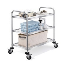 Servierwagen Edelstahl  3