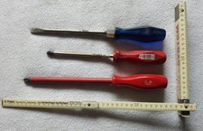 Schraubenzieher Schlitz Kreuz riesig groß  3 Stück Garagenfund