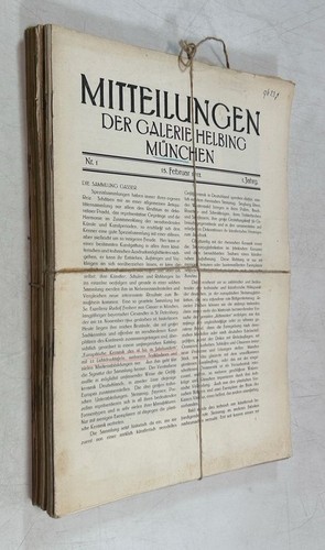 Mitteilungen der galerie - der,