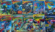 10 x Superman Batman Comic Heft 1981, Ehapa - 10 Hefte! 