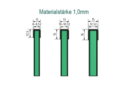 V4a einfass profil - v4a, einfass-