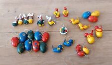 30 Holz Anhänger Osterdeko