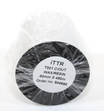 Thermofolie  Wachs schwarz 80mmx 450 m, D3.9