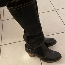 The Art Company Damen Schuhe Stiefel Gr.39 selten schwarz Wildleder 