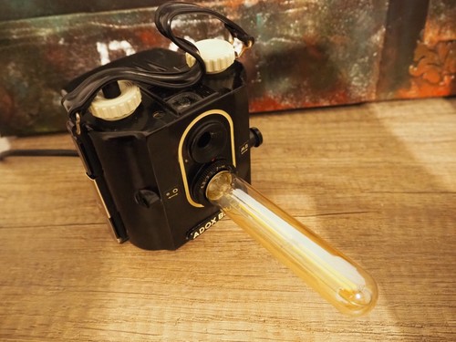 Vintage kamera lampe adox - vintage, kamera-lampe
