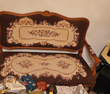 Antikes Barock Sofa und Sessel