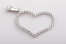 Herzanhänger Kristall Liebe