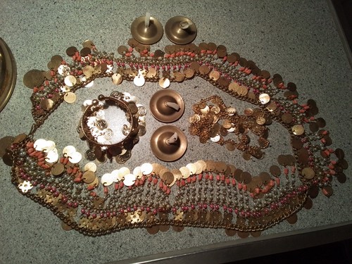Bauchtanz schmuck goldfarben - bauchtanz,