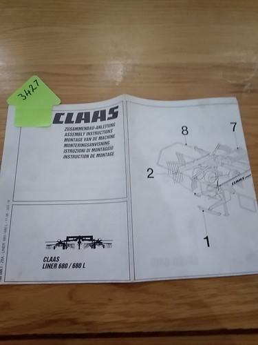 Claas liner 680 680l - liner,