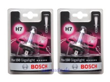 2x BOSCH Gigalight Plus 150 H7 12V 55W für MERCEDES SLK R170 R171 R172