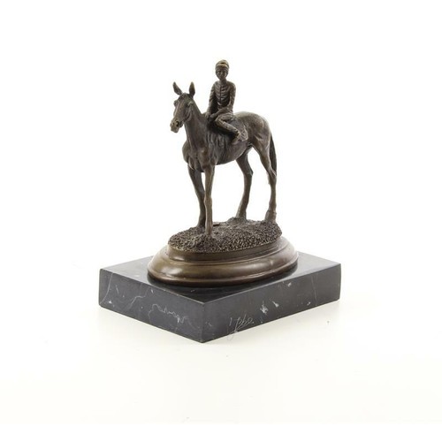 Bronze skulptur figur reiter - skulptur,