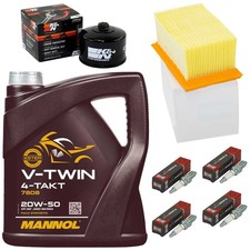 Wartung Zündkerzen 4L Öl Set