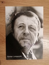 Autogramm Günter Lamprecht(1930-2022),Deutscher Schauspieler