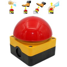 Grobhandtaster Taster Pilztaster IP65 Aufputz Fußtaster Tastend Buzzer Türöffner