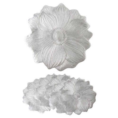 Platzset metallic blume - platzset,