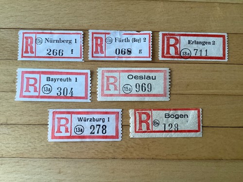 Einschreibezettel a - einschreibezettel,