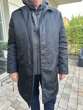 PRADA Herren Mantel 3 in 1, 56, Schwarz Mit Grüner Jacke, NP 3.400,-€, Wie Neu!