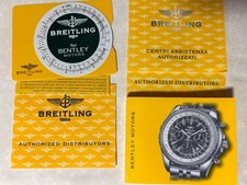 Original Breitling for Bentley Motors Booklet / Booklet SET