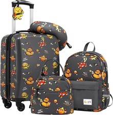 COOLIFE 5tlg Kinderkoffer mit