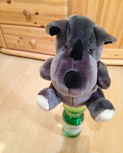 Stofftier nashorn mit - stofftier,