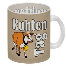 Kuhten Tag Glas Tasse in creme