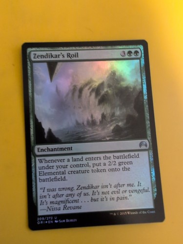 Zendikar roil folie - zendikar's, roil.