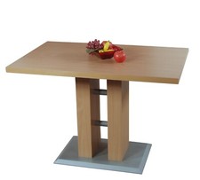 Säulentisch Buche natur 110 x 70 cm Esstisch Esszimmertisch Küchentisch modern
