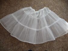 Petticoat   Gr. 40 - 44 weiß  50er Jahre, Rockabilly Tüllrock