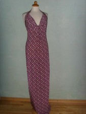 Kleid lang Neckholder lila