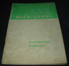 Ersatzteilliste Alfa Laval