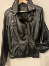 Lederjacke  Farbe schwarz Gr