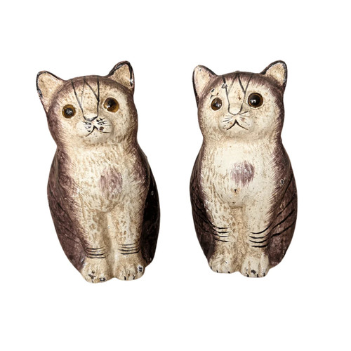 Antike katzen spardose aus - katzen-spardose,