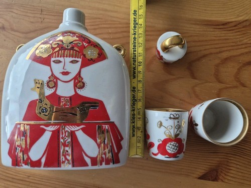 Russische karaffe 2 becher - russische,