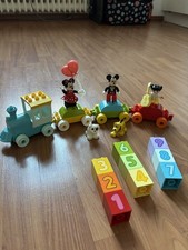 Lego Duplo Disney Mickey Mouse & Minnie Pluto Geburtstagszug Zug Bausteine Mix