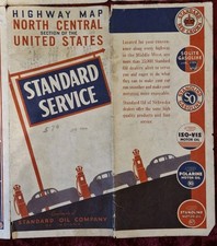 1930 USA Strassenkarte